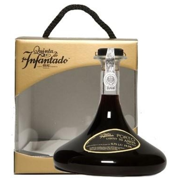 Port Decanter 10 years in Box, Quinta Hele gave 10 jaar oude port in een mooie decanter. Leuk om te krijgen en leuk om te geven! Van het befaande port huis Quinta de Infantado.de Infantado