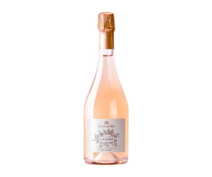 Château de L'Escarelle 'Le Jardin de L'Azuré' Rosé Extra Brut Schitterende rose brut, vol elegantie en finesse is deze licht-frambooskleurige bubbel. Prachtige neus met geuren van vers fruit en bloemsems de smaak is fijn, lang en fruitig.