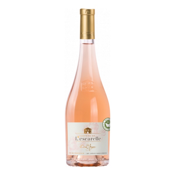 Les Deux Anges' Rosé 2020 - Château de l'Escarelle Elegante culinaire rose vol frisheid en finesse. In de smaak heel subtiel en elegant, in de neus heerlijke bosaardbeitjes, citrus en pomelo.